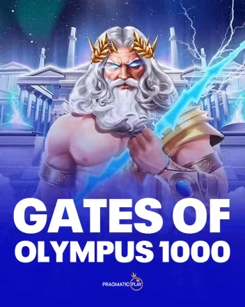 Capa de Gates of Olympus 1000 · Pragmatic Play